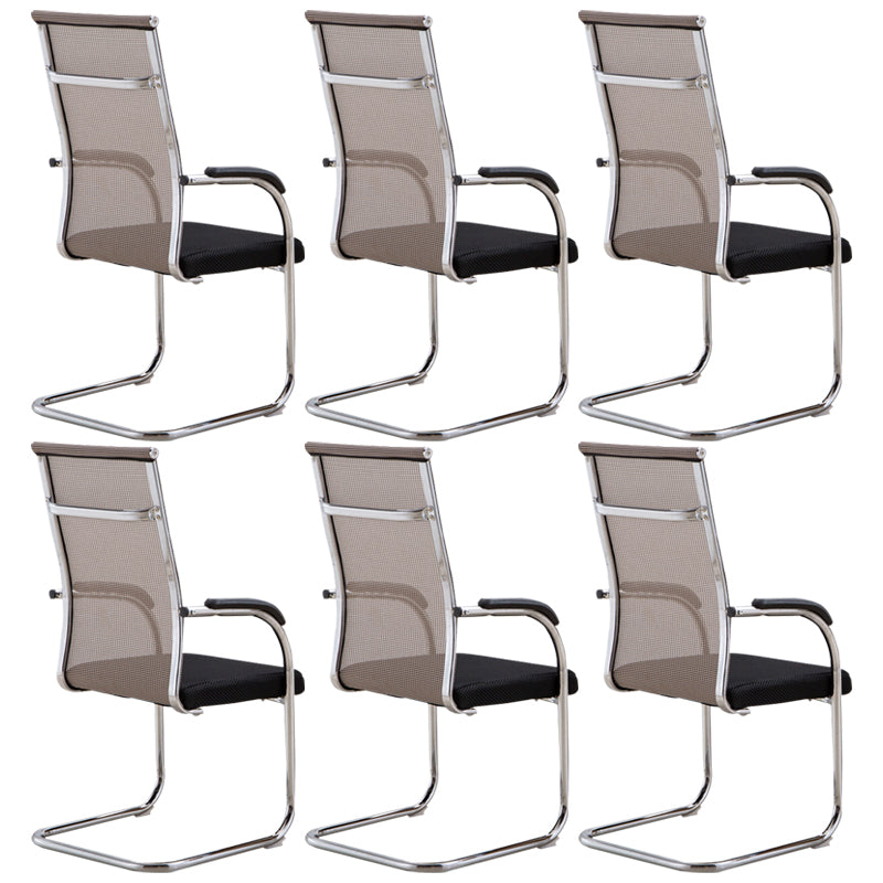 Ergonomic Computer Chair with Metal Frame Microfiber Contemporary Office Chair