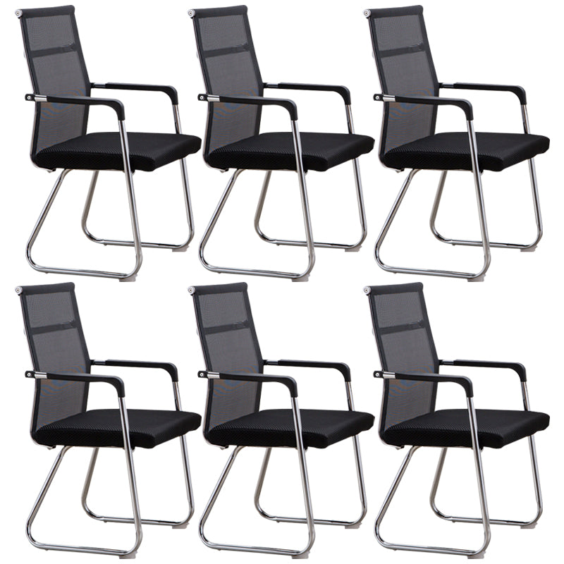 Ergonomic Computer Chair with Metal Frame Microfiber Contemporary Office Chair