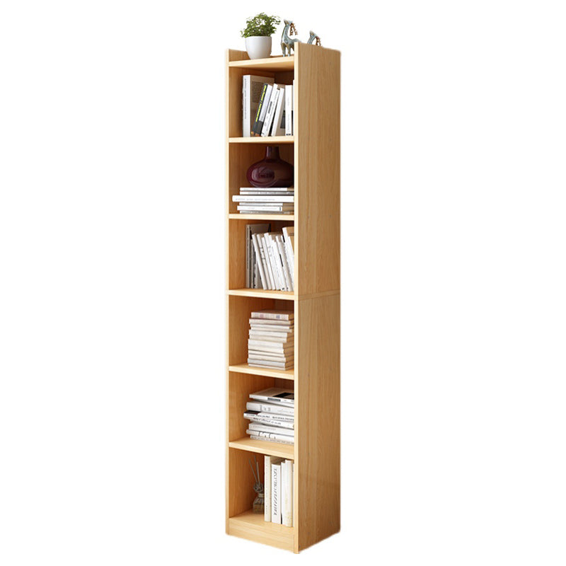 Closed Wooden Bookshelf Modern Home Living Room Corner Bookcase