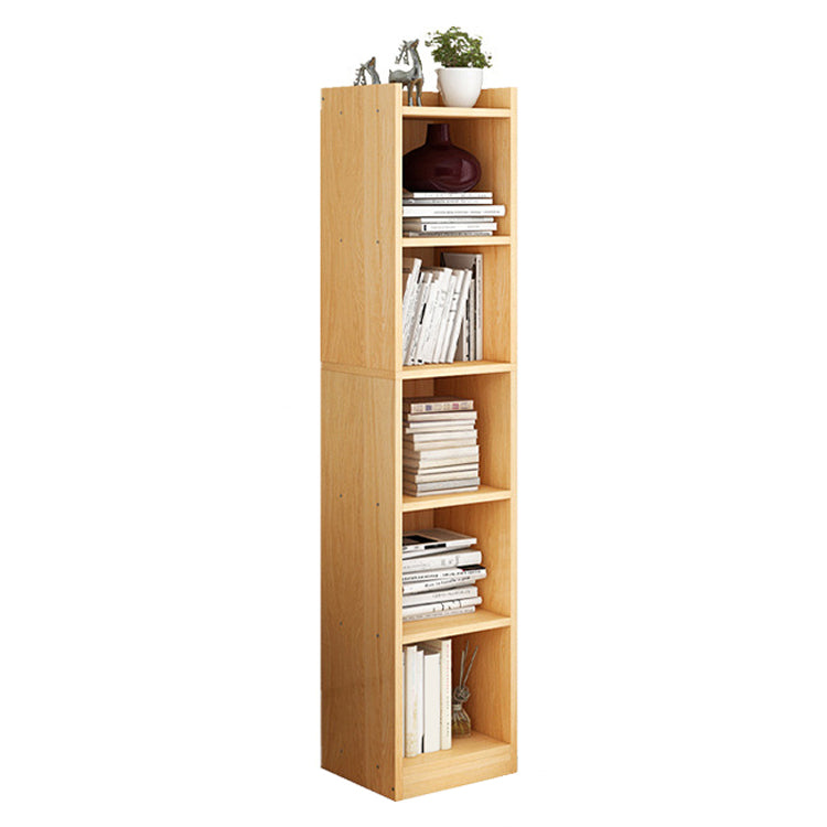 Closed Wooden Bookshelf Modern Home Living Room Corner Bookcase