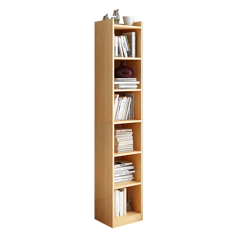 Closed Wooden Bookshelf Modern Home Living Room Corner Bookcase