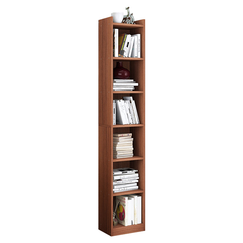 Closed Wooden Bookshelf Modern Home Living Room Corner Bookcase