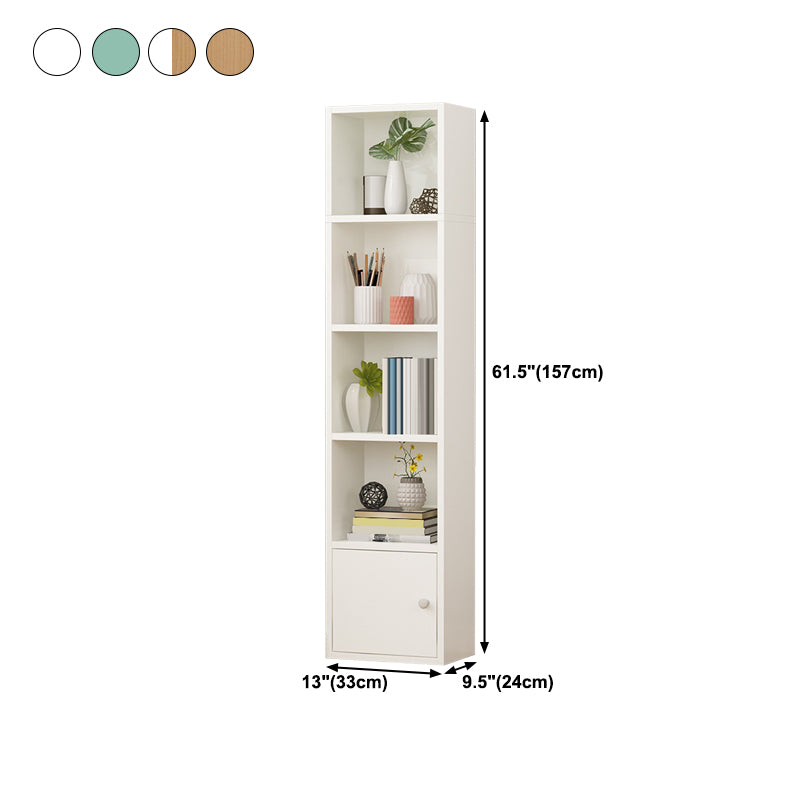 Closed Wooden Bookshelf Modern Home Living Room Study Corner Bookcase