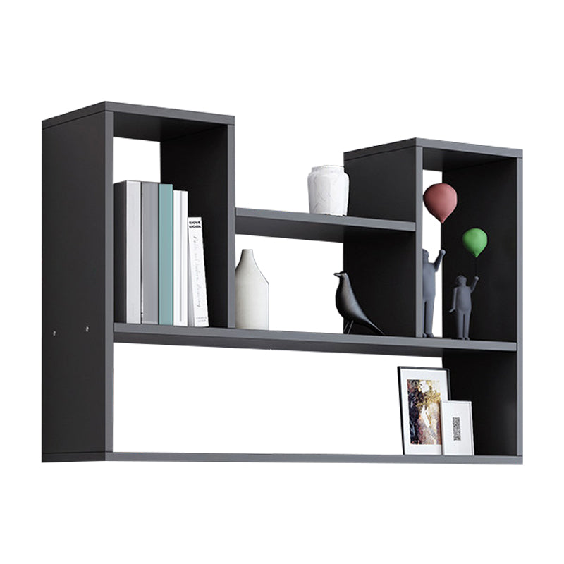Modern Engineered Wood Bookcase, Geometric Bookshelf for Any Room