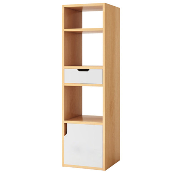 Open Wooden Bookshelf Modern Minimalist Home Corner Bookcase