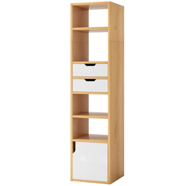 Open Wooden Bookshelf Modern Minimalist Home Corner Bookcase