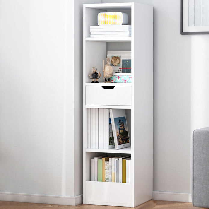 Open Wooden Bookshelf Modern Minimalist Home Corner Bookcase