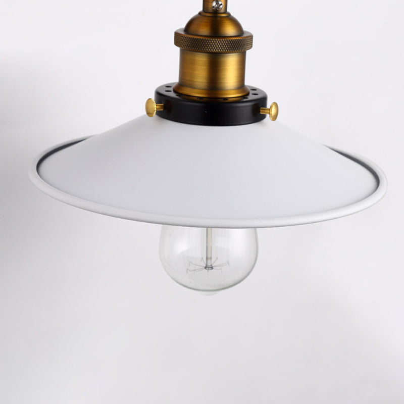 Metal Wall Mounted Lamp Industrial Cone Shape Sconce Light Fixture