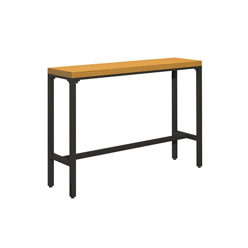 Industrial 1/6/11 Pieces Bar Table Set Rectangle Pine Wood Counter Table for Dining Room