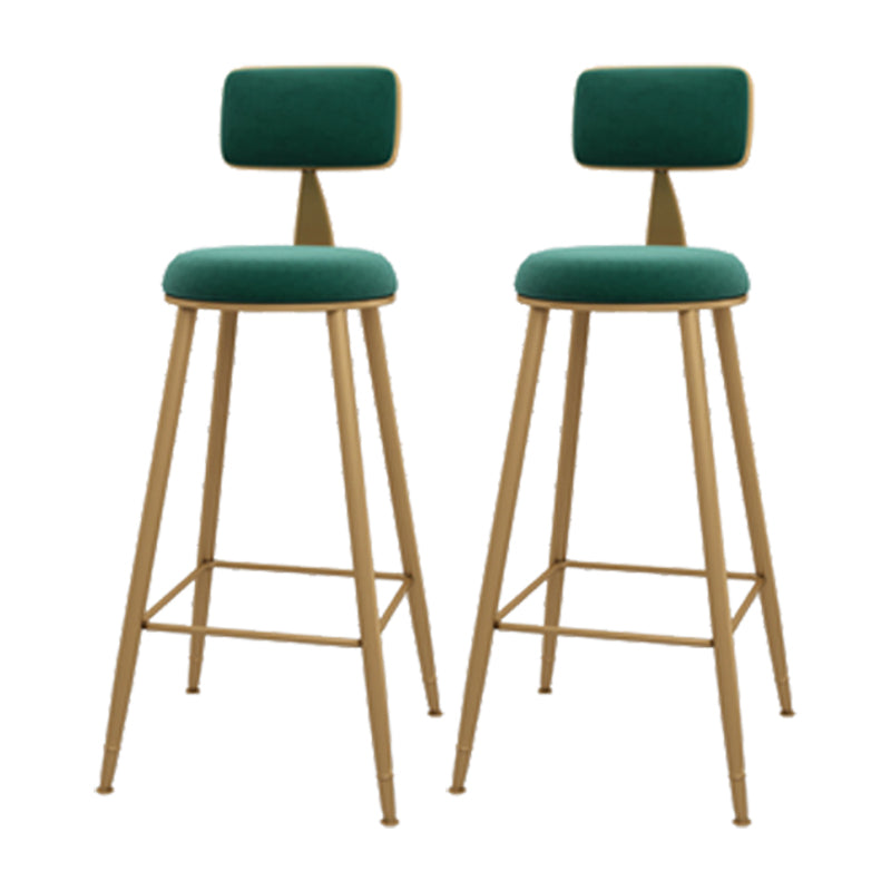 Glam Indoor Bar Stool and Table Set 1/2/3 Pieces White Table and Stool Set