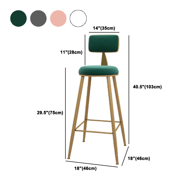 Glam Indoor Bar Stool and Table Set 1/2/3 Pieces White Table and Stool Set