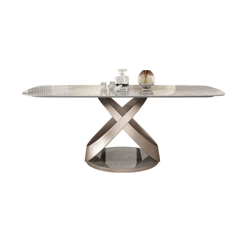 Modern Style Sintered Stone Dining Table Set 1/2/5/6 Pieces Dining Set