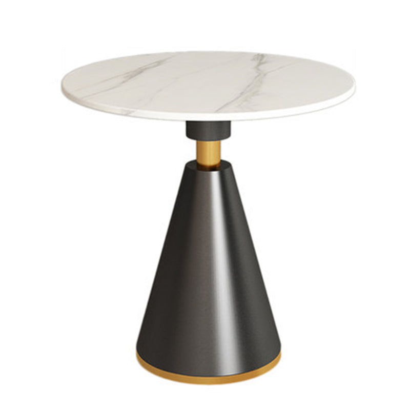 Glam Sintered Stone Dining Set Round 1/2/5 Pieces Dining Set for Home Use