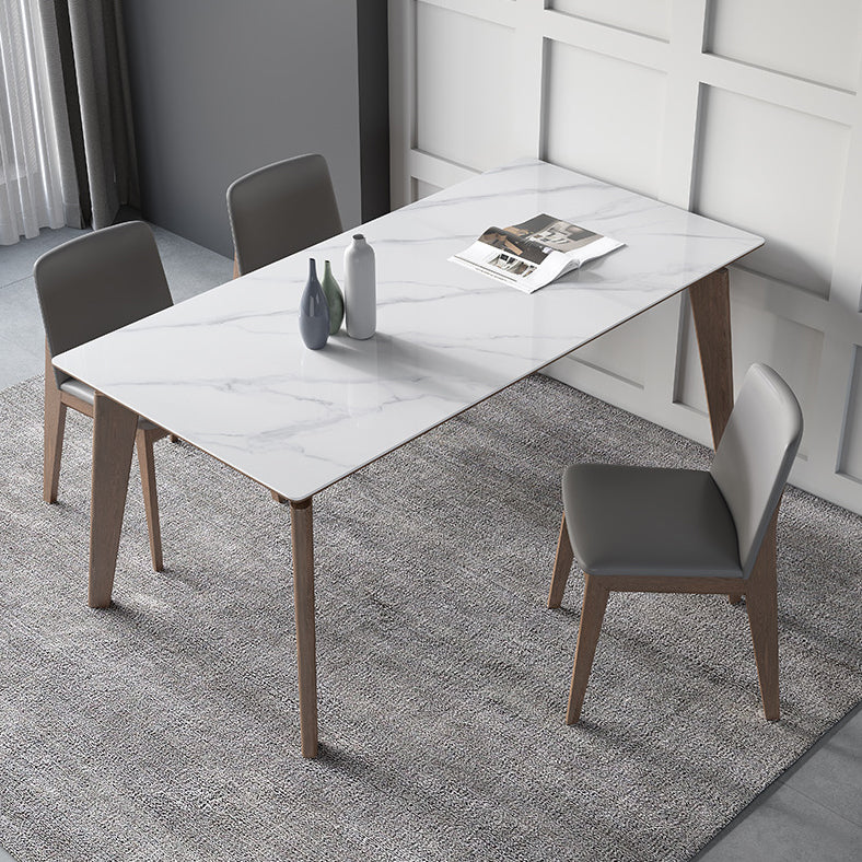 Modern Style Solid Wood Dining Set 1/2/4/5/7 Pieces Dining Set for Dining Areas