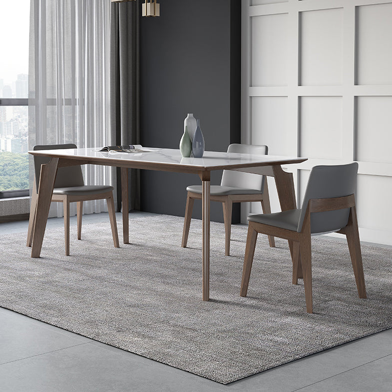 Modern Style Solid Wood Dining Set 1/2/4/5/7 Pieces Dining Set for Dining Areas