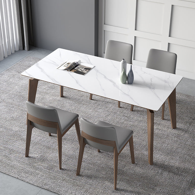 Modern Style Solid Wood Dining Set 1/2/4/5/7 Pieces Dining Set for Dining Areas