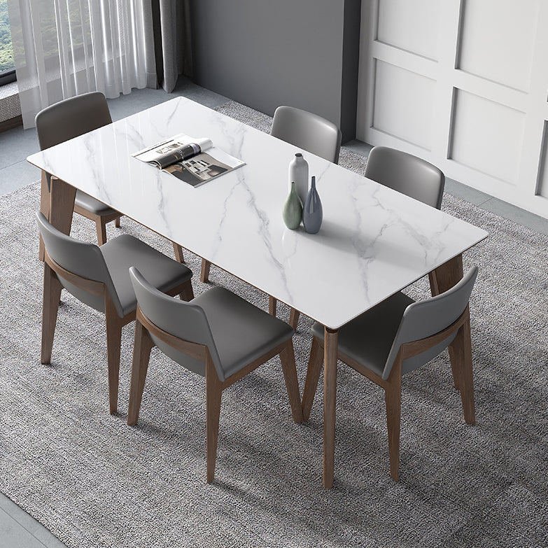 Modern Style Solid Wood Dining Set 1/2/4/5/7 Pieces Dining Set for Dining Areas