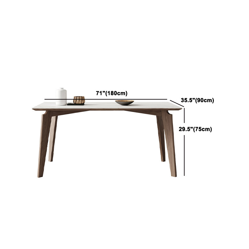 Modern Style Solid Wood Dining Set 1/2/4/5/7 Pieces Dining Set for Dining Areas
