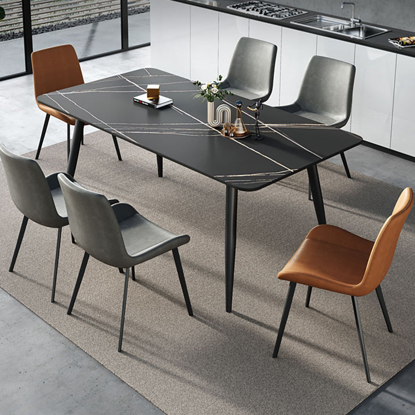 Sintered Stone Home Kitchen Table Industrial Dining Room Table