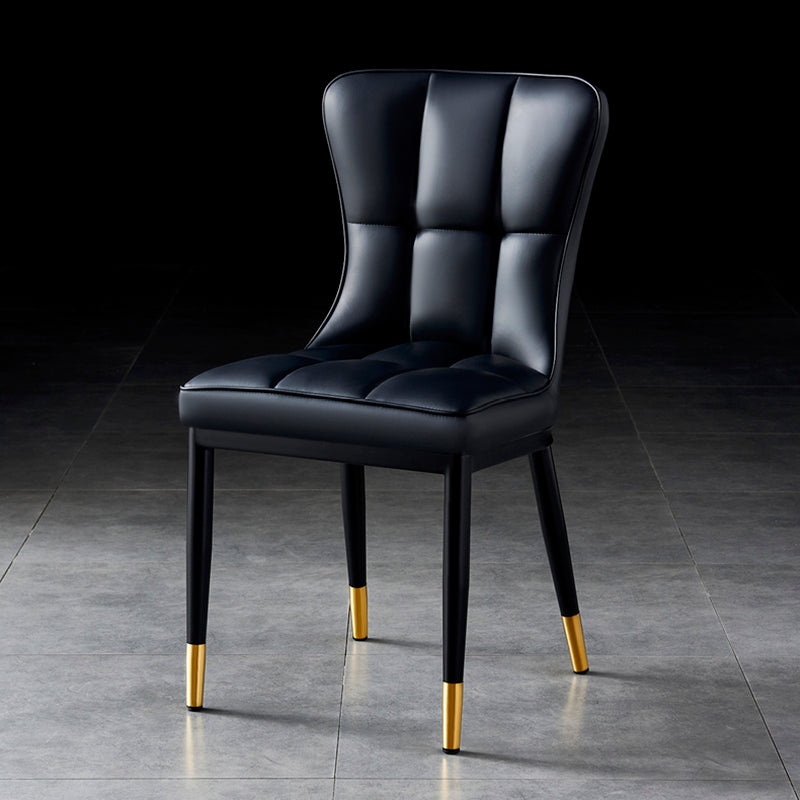 Parsons Dining Room Chair Glam Armless Dining Chairs for Home