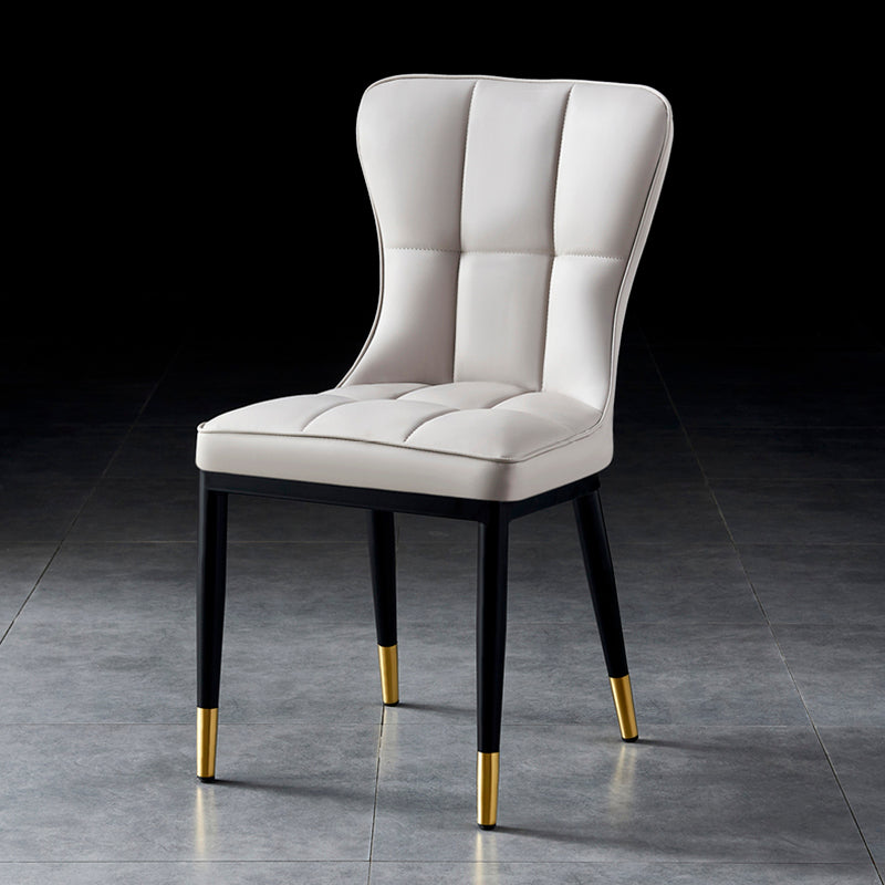 Parsons Dining Room Chair Glam Armless Dining Chairs for Home