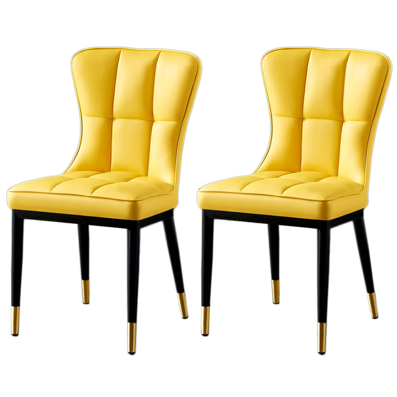 Parsons Dining Room Chair Glam Armless Dining Chairs for Home