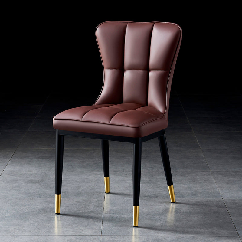 Parsons Dining Room Chair Glam Armless Dining Chairs for Home