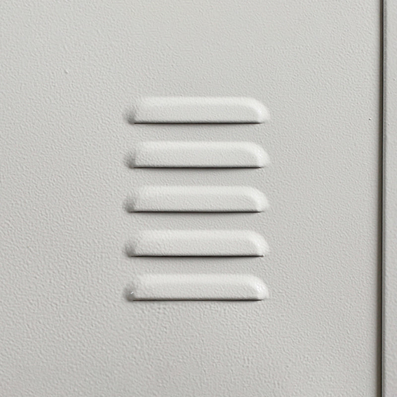 Metal Contemporary Cabinet for Home White Steel Storage Cabinet