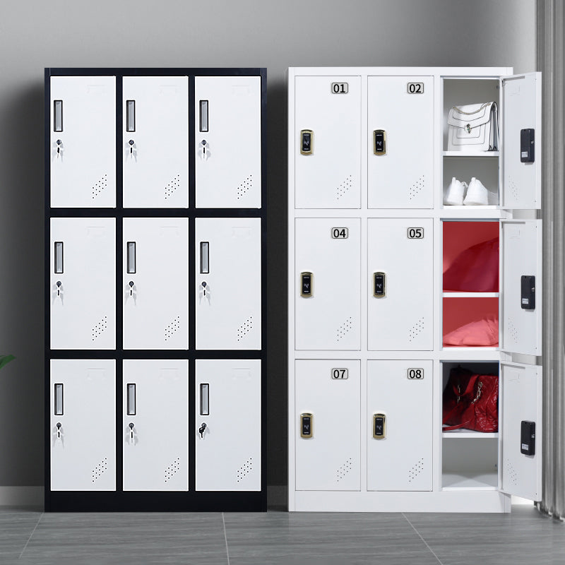 Metal Contemporary Cabinet for Home Matte Finish Storage Cabinet