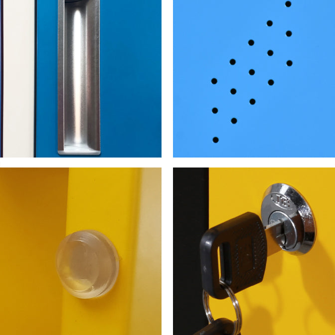 Metal Contemporary Cabinet for Home Matte Finish Storage Cabinet