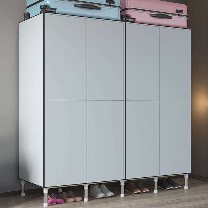 Metal Frame Wardrobe Cabinet Contemporary Style Wardrobe for Home