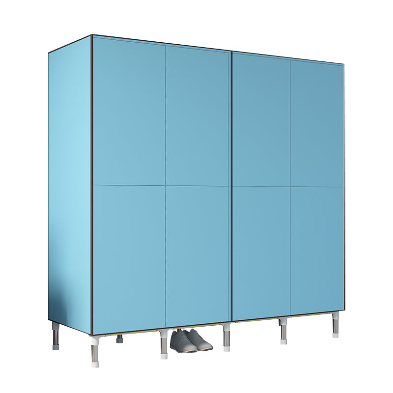 Metal Frame Wardrobe Cabinet Contemporary Style Wardrobe for Home