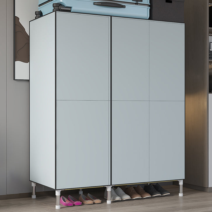 Metal Frame Wardrobe Cabinet Contemporary Style Wardrobe for Home