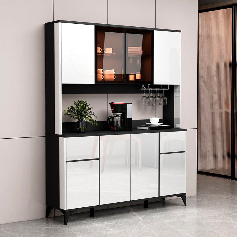 Contemporary Side Board Engineered Wood Sideboard for Kitchen