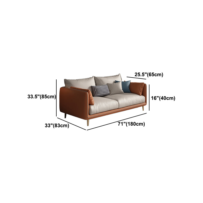 Glam Cushions Standard Pillow Top Arm Living Room Stain Resistant Sofa
