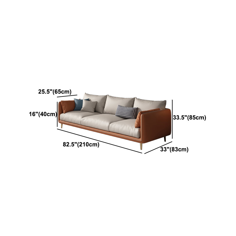 Glam Cushions Standard Pillow Top Arm Living Room Stain Resistant Sofa