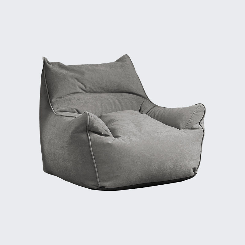 Arms Included Velvet Armchair with Sewn Pillow Back, 35.43" W √ó 39.37" L √ó 25.59" H