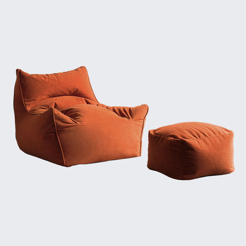 Arms Included Velvet Armchair with Sewn Pillow Back, 35.43" W √ó 39.37" L √ó 25.59" H
