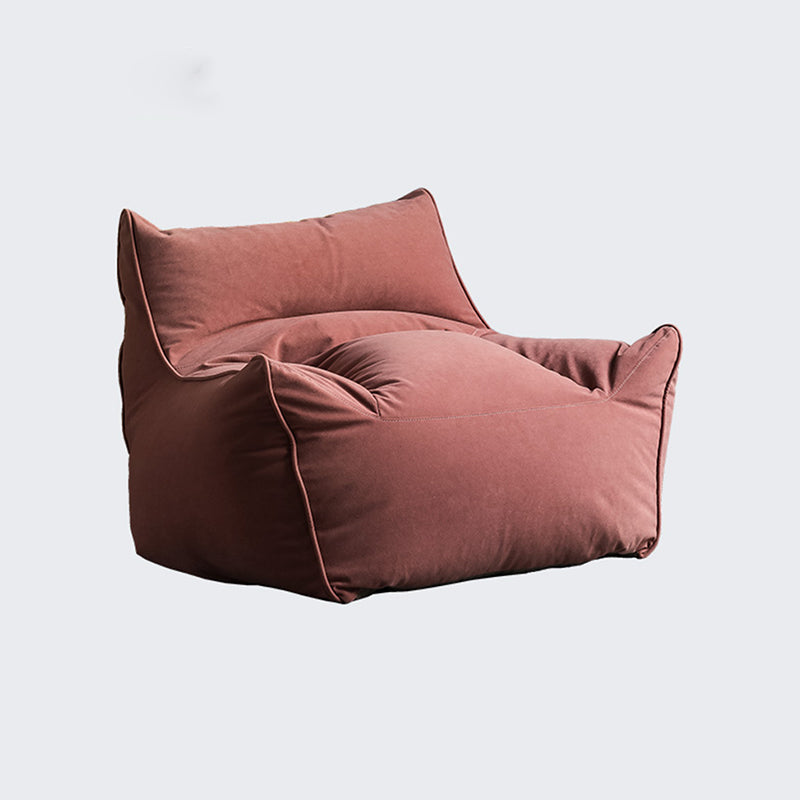 Arms Included Velvet Armchair with Sewn Pillow Back, 35.43" W √ó 39.37" L √ó 25.59" H