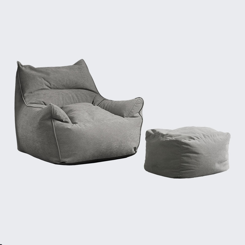 Arms Included Velvet Armchair with Sewn Pillow Back, 35.43" W √ó 39.37" L √ó 25.59" H