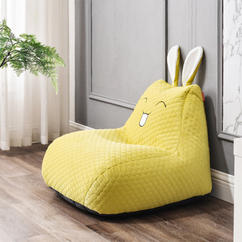 Linen Blend Armless Chair, 22.05" W √ó 17.72" L √ó 23.62" H/ 27.56" W √ó 23.62" L √ó19.69" H