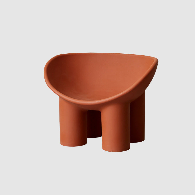 22.44" W √ó 32.68" L √ó 24.80" H Slipper Chair Armless Accent Chair with Basic Four Leg