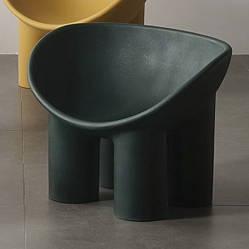 22.44" W √ó 32.68" L √ó 24.80" H Slipper Chair Armless Accent Chair with Basic Four Leg