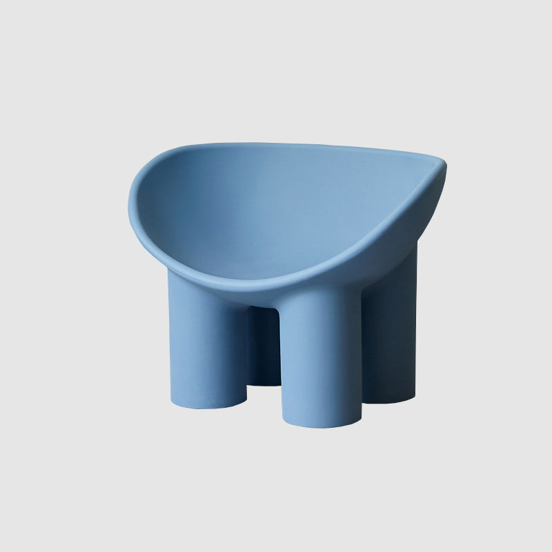 22.44" W √ó 32.68" L √ó 24.80" H Slipper Chair Armless Accent Chair with Basic Four Leg