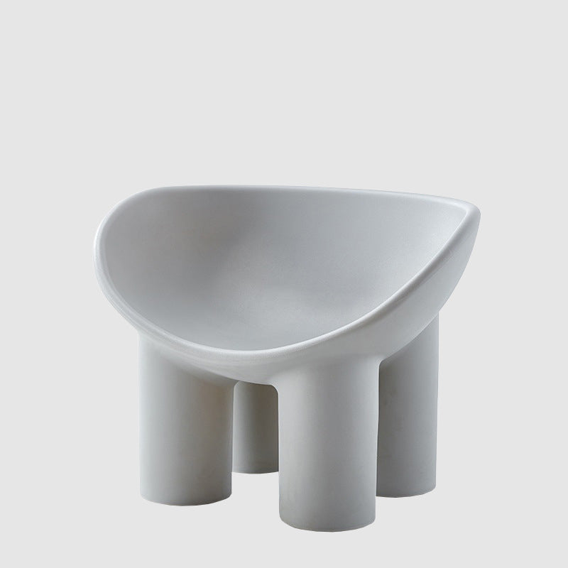 22.44" W √ó 32.68" L √ó 24.80" H Slipper Chair Armless Accent Chair with Basic Four Leg