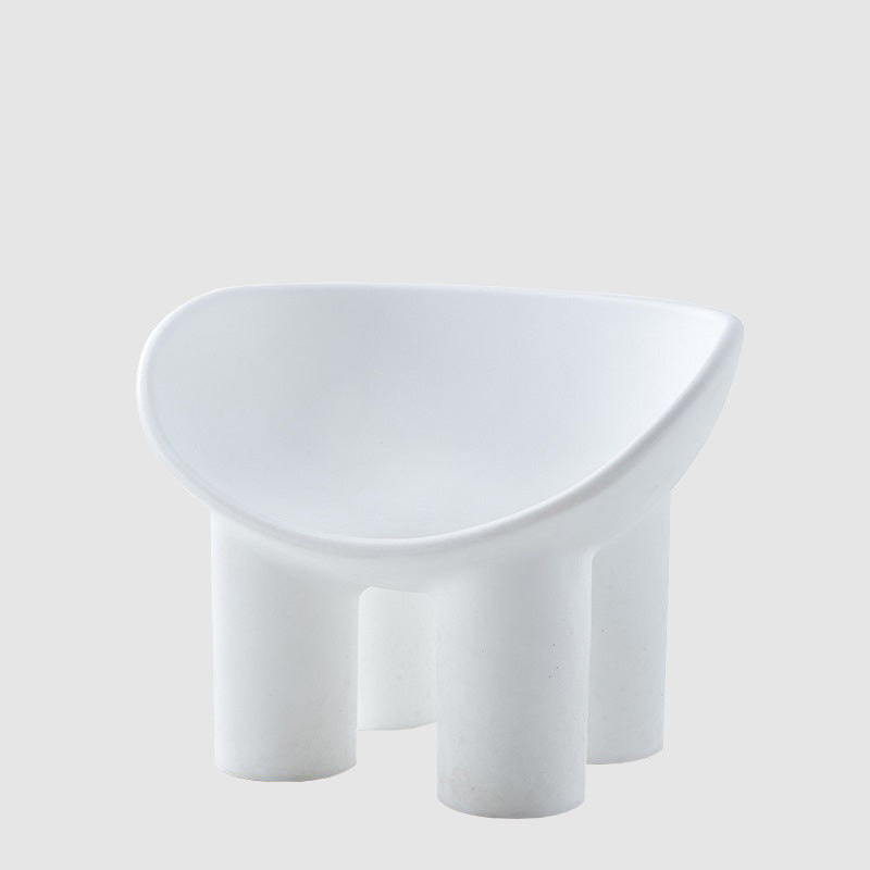 22.44" W √ó 32.68" L √ó 24.80" H Slipper Chair Armless Accent Chair with Basic Four Leg