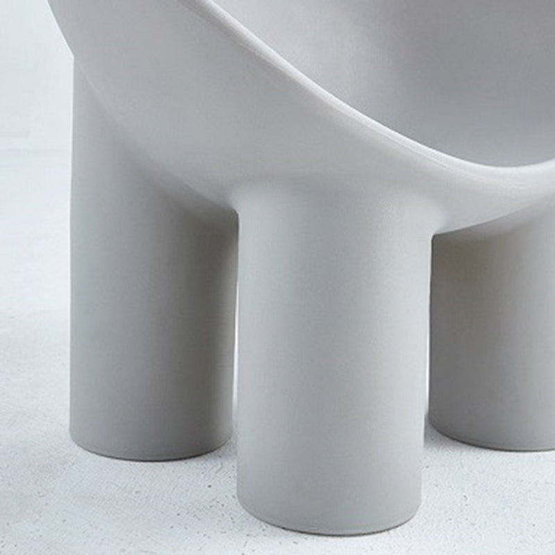 22.44" W √ó 32.68" L √ó 24.80" H Slipper Chair Armless Accent Chair with Basic Four Leg