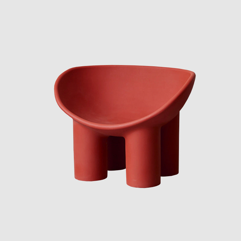 22.44" W √ó 32.68" L √ó 24.80" H Slipper Chair Armless Accent Chair with Basic Four Leg