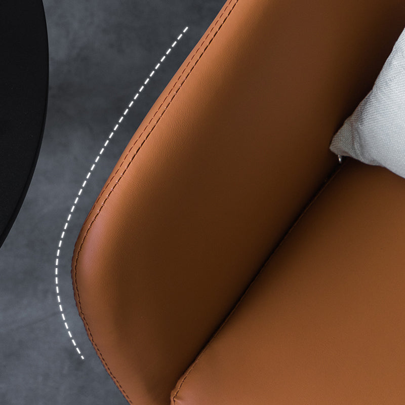 PU Leather Chair 26.74" L x 25.2"W x 33.4"H Chair for Living Room