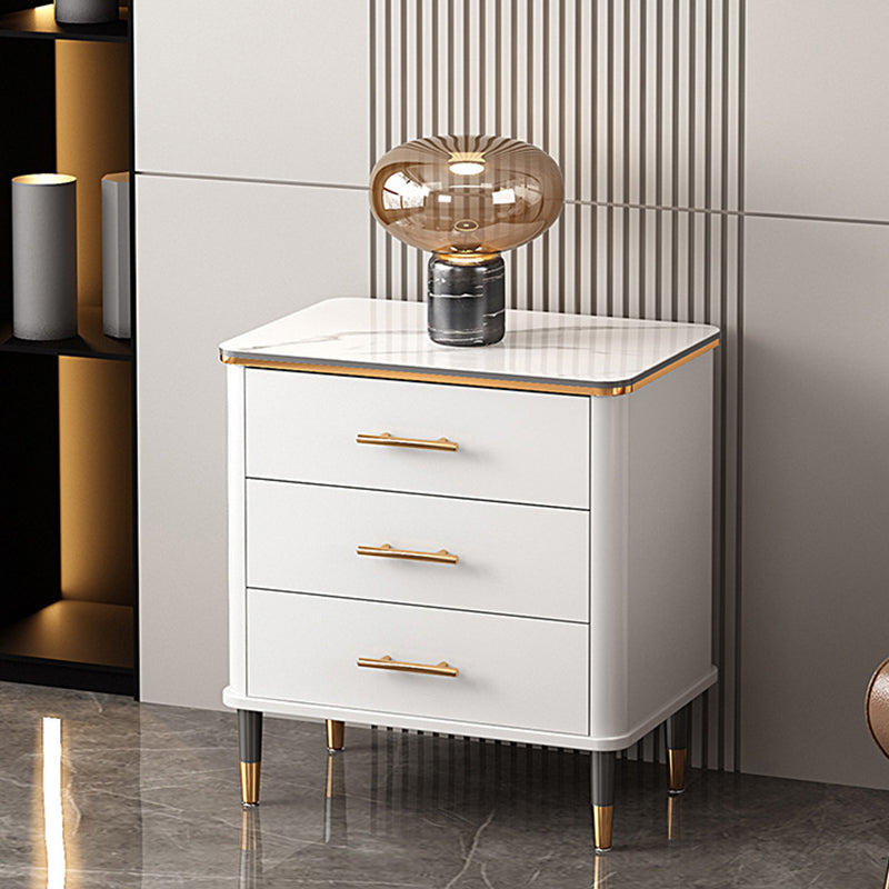 Contemporary Wood Accent Chest with Straight Legs 15.74" Wide Chest